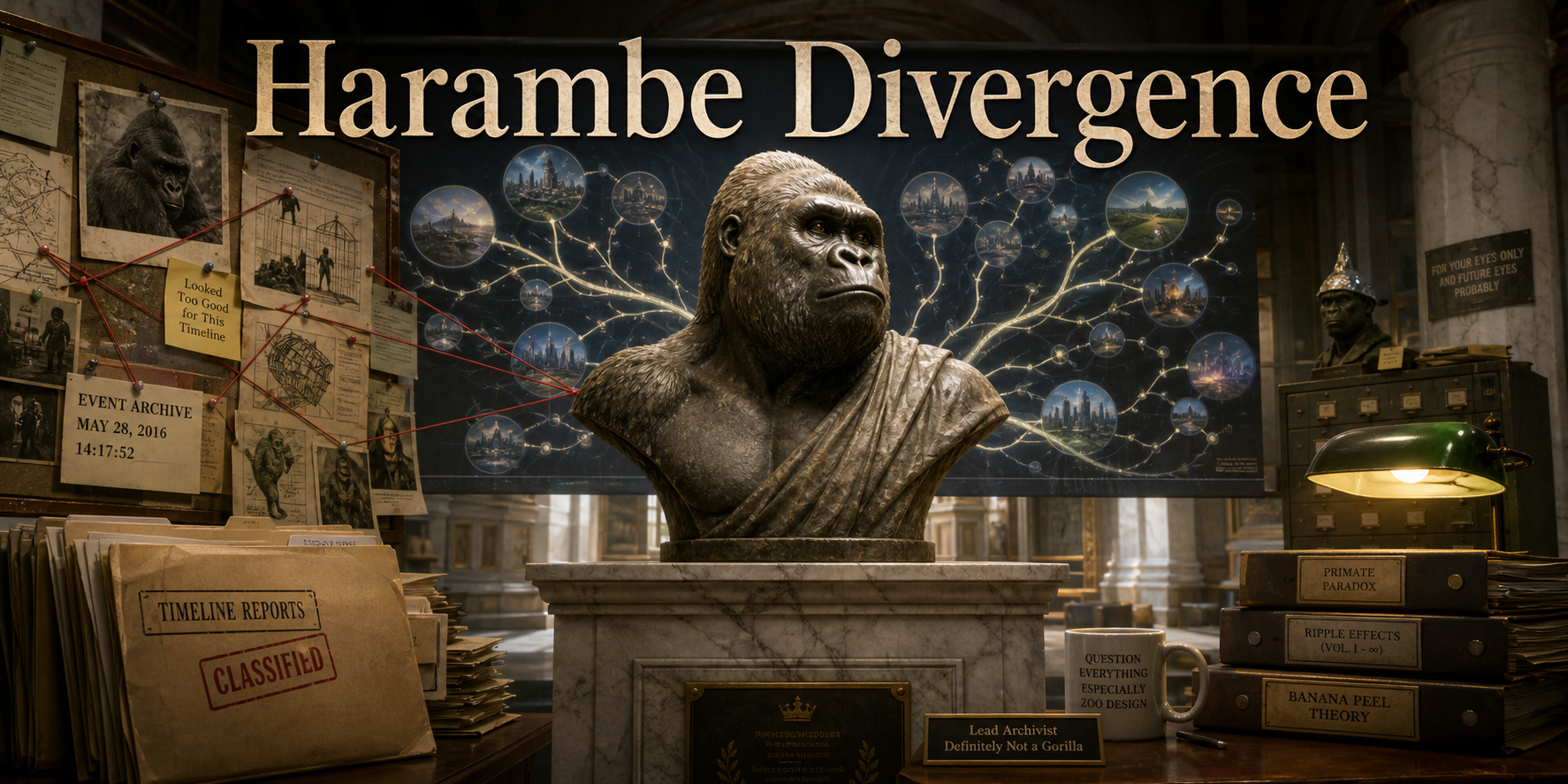 Harambe Divergence archival title card